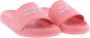 Alexander mcqueen Slippers & Mules Dames Sandal Leath.S.Rubb. Slider Lo in poeder roze - Thumbnail 4