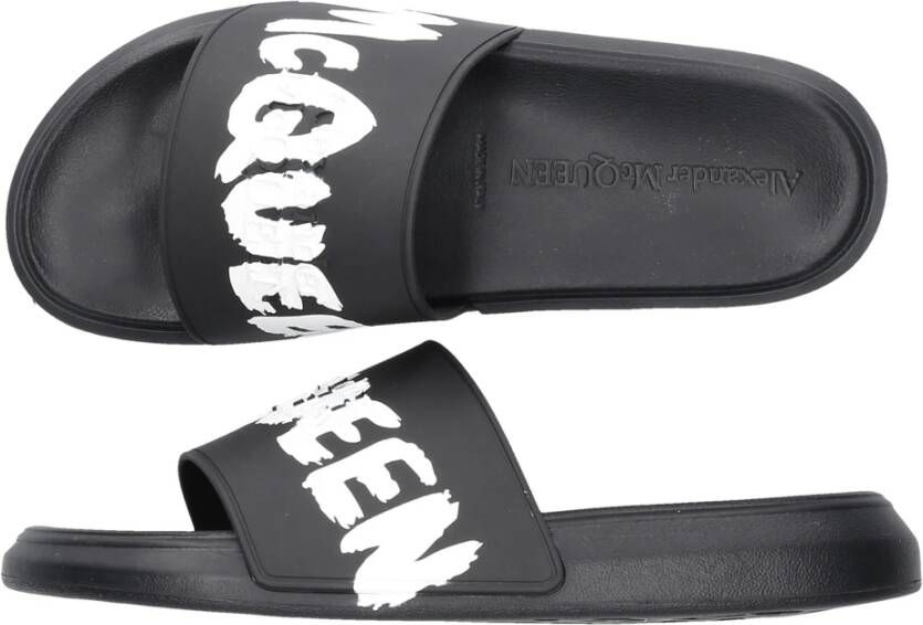 alexander mcqueen Sliders Zwart Dames