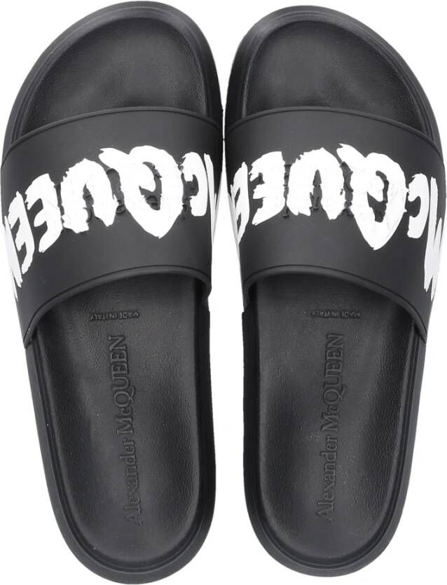 alexander mcqueen Sliders Zwart Dames