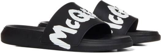 alexander mcqueen Sliders Zwart Heren