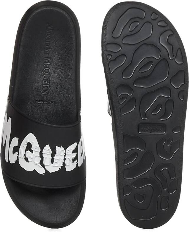 alexander mcqueen Sliders Zwart Heren