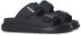 Alexander mcqueen Zwarte platte schoenen met slide sandalen Black Heren - Thumbnail 8