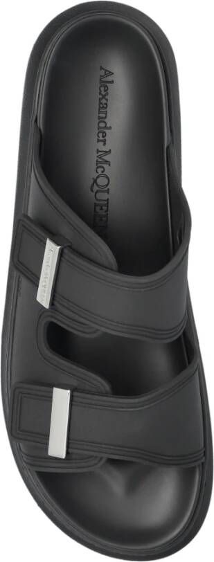 Alexander McQueen Slippers met logo