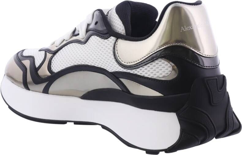 alexander mcqueen Sneake Fabri.S.Rubb. L.m S.l S Stijlvolle Herensneakers Wit Heren