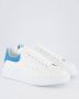 Alexander mcqueen Premium Leren Sneakers voor Mannen White Heren - Thumbnail 8