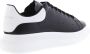 Alexander mcqueen Oversized Sneakers in Black Leather and white Heel Zwart - Thumbnail 7