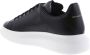 Alexander mcqueen Oversized Sneakers in Black Leather and Black Heel Wit Heren - Thumbnail 6