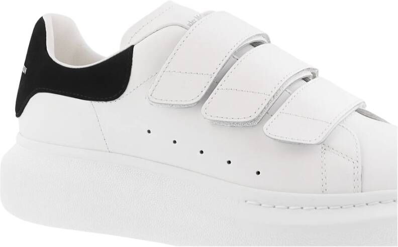 alexander mcqueen Leren Sneaker Upgrade voor Vrouwen Wit Dames