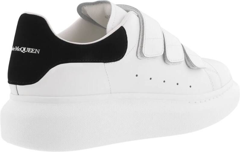 alexander mcqueen Leren Sneaker Upgrade voor Vrouwen Wit Dames