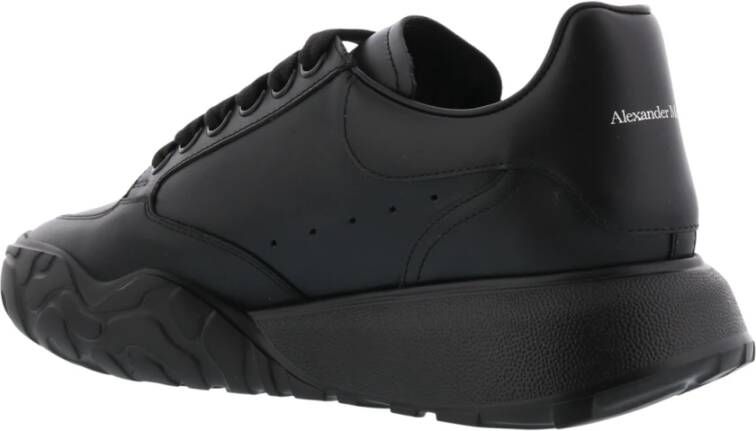 alexander mcqueen Leath S.Rubbappa Cou Sneakers Zwart Dames