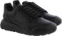 Alexander mcqueen Leren Sneaker met Rubberen Zool Black Dames - Thumbnail 3