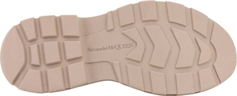 alexander mcqueen Canvas Sneakers Tread Slick Beige Heren