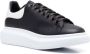 Alexander mcqueen Oversized Sneakers in Black Leather and white Heel Zwart - Thumbnail 9