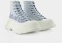 Alexander mcqueen Chunky Sole High-Top Sneakers Zwart Wit Leer Blauw Dames - Thumbnail 2