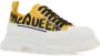 Alexander mcqueen Gele Leren Tread Slick Sneakers Yellow Dames - Thumbnail 2