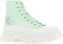 Alexander mcqueen Groene Zee Leren Sneakers Groen Heren - Thumbnail 2