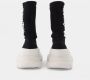 Alexander mcqueen Zwarte stretch nylon Tread Slick sneakers Zwart Dames - Thumbnail 4