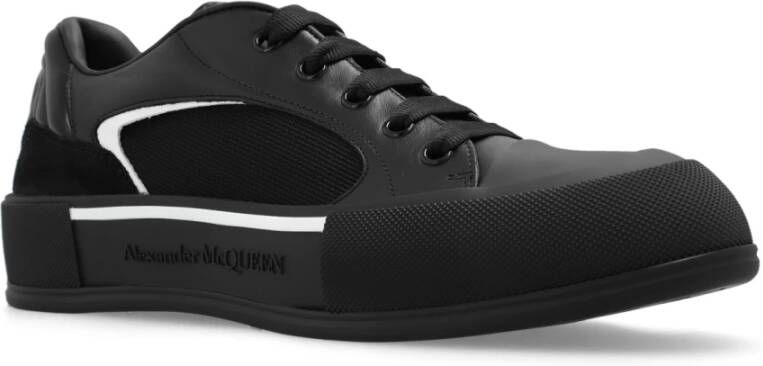 alexander mcqueen Sneakers met logo Black Heren
