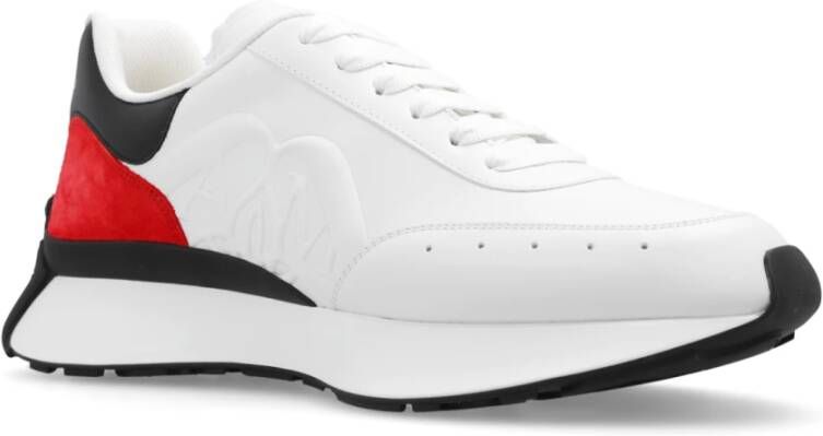 alexander mcqueen Sneakers met logo White Heren