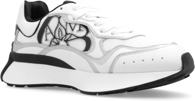 alexander mcqueen Sneakers met logo Wit Heren