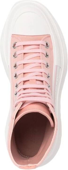 alexander mcqueen Tread Slick Enkellaarzen Roze Dames