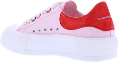 alexander mcqueen Gom Sole Sneaker Factory Design Roze Dames