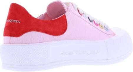 alexander mcqueen Gom Sole Sneaker Factory Design Roze Dames