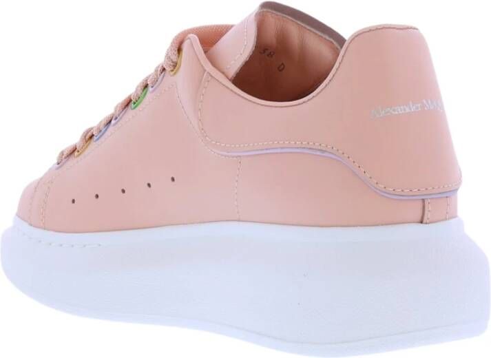 alexander mcqueen Hoogwaardige leren sneakers Roze Dames