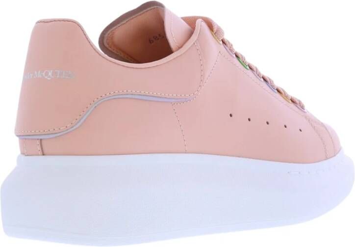 alexander mcqueen Hoogwaardige leren sneakers Roze Dames