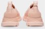 Alexander mcqueen Tread gladde lage sneakers in roze leer Roze Dames - Thumbnail 4