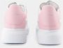 Alexander mcqueen Low-Top Sneakers Oversized Hybrid Sneakers Leather White Pink in wit - Thumbnail 4