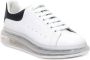 Alexander mcqueen Witte leren sneakers met zwarte hak Moderne stijl Wit - Thumbnail 2
