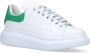 Alexander mcqueen Witte Groene Leren Oversized Sneakers White Dames - Thumbnail 2