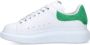 Alexander mcqueen Witte Groene Leren Oversized Sneakers White Dames - Thumbnail 3