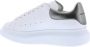 Alexander mcqueen sneakers oversized in wit leer en zilveren hak Meerkleurig Dames - Thumbnail 10
