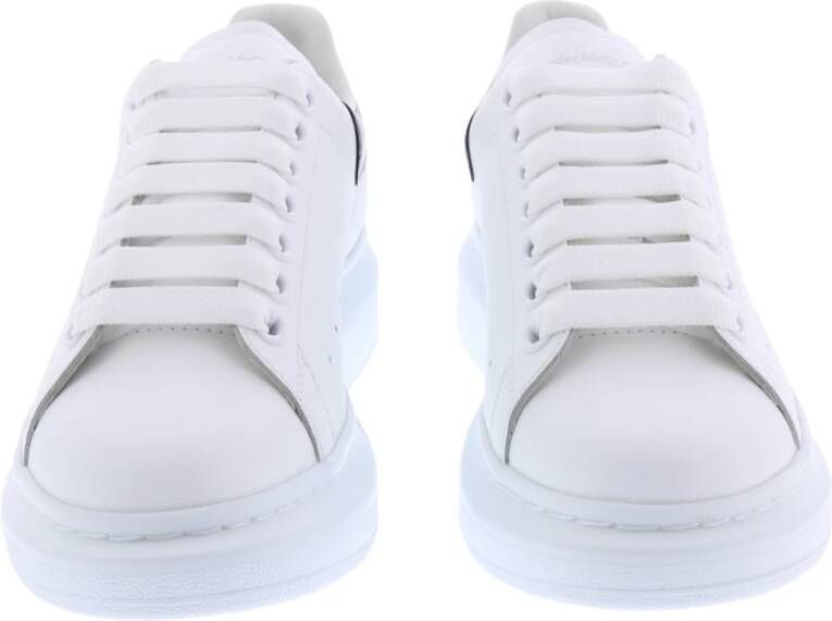 alexander mcqueen Leren sneakers met filigraan details Wit Dames