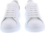Alexander mcqueen sneakers oversized in wit leer en zilveren hak Meerkleurig Dames - Thumbnail 12