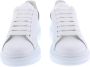 Alexander mcqueen sneakers oversized in wit leer en zilveren hak Meerkleurig Dames - Thumbnail 7