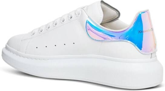 Alexander mcqueen Oversized Wit Holografisch Leren Sneakers Meerkleurig Dames - Foto 5