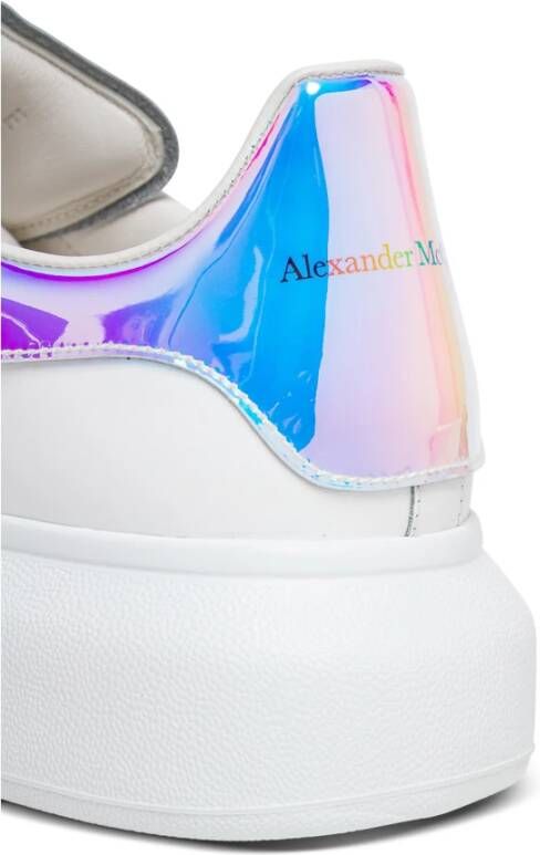 Alexander mcqueen Witte Leren Sneakers met Contrasterende Hiel Tab White Heren - Foto 6