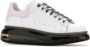 Alexander mcqueen Witte leren sneakers met roze hak White Dames - Thumbnail 2