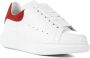 Alexander mcqueen Witte Leren Sneakers met Rode Suède Spoiler White Heren - Thumbnail 5
