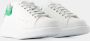 Alexander mcqueen Witte Groene Leren Oversized Sneakers White Dames - Thumbnail 11