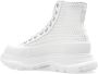 Alexander mcqueen Raffia High-Top Sneakers met Lint White Dames - Thumbnail 9