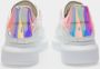 Alexander mcqueen Oversized Wit Holografisch Leren Sneakers Meerkleurig Dames - Thumbnail 3