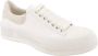 Alexander mcqueen Oversized Sneakers in White Leather Wit Dames - Thumbnail 6