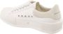 Alexander mcqueen Oversized Sneakers in White Leather Wit Dames - Thumbnail 7
