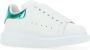 Alexander mcqueen Oversized Low-Top Sneakers voor vrouwen White Dames - Thumbnail 2