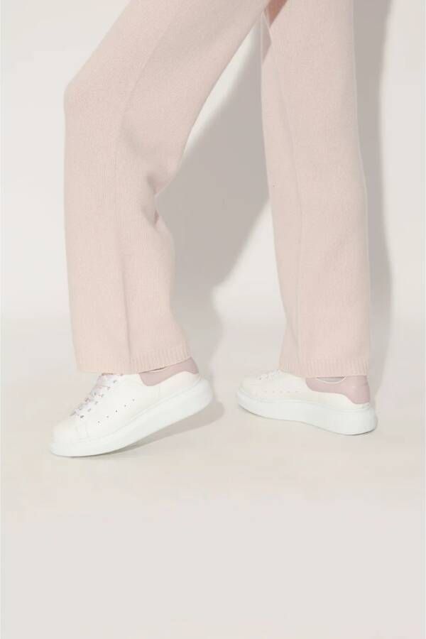 Alexander mcqueen Oversize Leren Sneakers voor Sport Zwart Dames - Foto 12