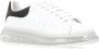 Alexander McQueen Transparante zool sneakers wit zwart logo - Thumbnail 4